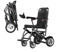 Fauteuil roulant électrique, design pliable ultra léger, batterie amovible, double modes de contrôle, aide à la mobilité portable pour un usage quotidien, idéal pour les adultes et les personnes âgées