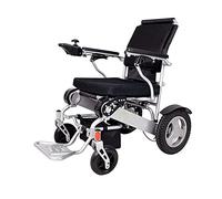 Fauteuil roulant électrique, fauteuil roulant léger et pliable, fauteuil roulant d'assistance compact et pliable, double batterie