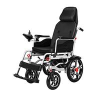 Fauteuil Roulant électrique, Fauteuil Roulant Pliant de Luxe, Fauteuil Roulant médical, Dossier Haut, Puissant Double Moteur
