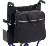 Fauteuil roulant électrique, fauteuils roulants légers, sacs de rangement latéraux pour fauteuil roulant, pochette d'accoudoir, pochette d'accoudoir double face avec bande réfléchissante pou