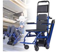 Fauteuil Roulant ÉLectrique Monte-escalier à chenilles avec chariot monte-escalier pour personnes âgées chaise d'évacuation mobile monte-escalier pliable capacité de charge 169 kg/373 lb 13