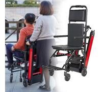 Fauteuil Roulant ÉLectrique Monte-escaliers électriques à chenilles pour personnes âgées pliable peut monter et descendre les escaliers chaise d'escalier portable pliable pour personnes âgée