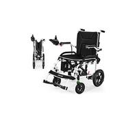 VEVOR Fauteuil Roulant Électrique, Capacité de Charge 100 kg, Autonomie 19,3 km, Siège Spacieux Confortable 450 mm, Fauteuil Roulant Motorisé Pliable Léger Portable pour Personnes Âgées, Handicapées
