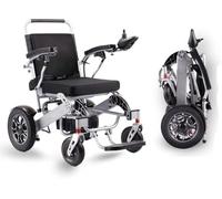 Fauteuil roulant électrique pliable, fauteuil roulant motorisé tout-terrain léger et pliable, batterie au lithium 13 Ah, scooter d'une capacité de charge de 150 kg for personnes âgées