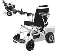 Fauteuil roulant électrique pliable - largeur d'assise 449,58 mm - scooter médical électrique - autonomie jusqu'à 20 km - compact et portable