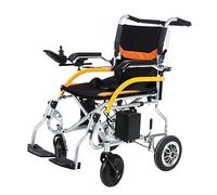 Fauteuil roulant électrique pliable, scooter tout-terrain entièrement automatique avec télécommande, léger et portable pour les voyages