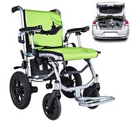 Fauteuil roulant électrique pour adultes, scooter de mobilité - Appareil de fauteuil roulant électrique léger, pliable, résistant aux intempéries - Double batterie - Mobile compact et robuste, pour