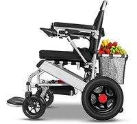 Fauteuil roulant électrique ultra-léger en alliage d'aluminium de qualité aérospatiale, pliable et léger pour personnes âgées et personnes handicapées, avec fonction automatique intelligente et pani