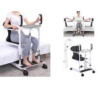 Fauteuil Roulant Élévateur Patient Fauteuil de transfert, monte-escalier, lève-personne, douche pour personnes handicapées avec siège divisé, douche de toilette de chevet, non adapté aux pat