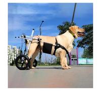 Fauteuil roulant for chien de grande taille, support réglable à 2 roues for pattes arrière, aide à la rééducation des pattes arrière for chien et chat de 15 à 50 kg for marcher(XXXL(Weight more than 5
