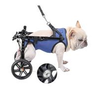 Fauteuil roulant for chien, fauteuil roulant for pattes arrière, fauteuil roulant réglable for chien - Aide à la mobilité for animaux handicapés, adaptable à une variété de terrains (Size : Small)