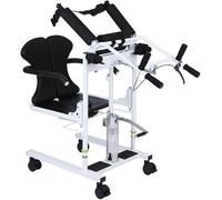 Fauteuil roulant hydraulique avec siège divisé à 180 ° pour le transfert du patient et la mobilité des soins infirmiers à domicile