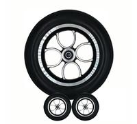 Fauteuil roulant, Lot de 2 roulettes avant de rechange multicolores for fauteuil roulant électrique(Schwarz)