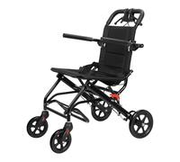 Fauteuil roulant manuel pliable, en alliage d'aluminium ultra-léger, scooter de mobilité for adultes et personnes âgées