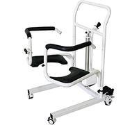 Fauteuil Roulant Patients Fauteuil de transfert à roulettes, dossier de lit électrique réglable, élévateur électrique multifonctionnel pour bain, patient avec siège divisé, aide intelligente