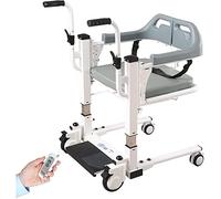 Fauteuil Roulant Patients Fauteuil de transfert à roulettes, dossier de lit électrique réglable, lève-personne électrique, douche multifonctionnelle pour patients, ouverture et fermeture, le