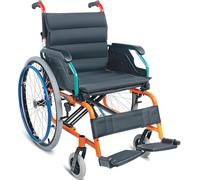 Fauteuil roulant pédiatrique ultra léger, siège extra étroit, fauteuil roulant manuel pliable pour enfants atteints de paralysie cérébrale, ceinture de sécurité, support de pied oscillant, table à