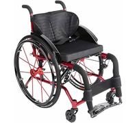 Fauteuil roulant pliable léger pour la maison et l'extérieur, design de voyage ultra léger, extra étroit de 2,36 cm de largeur du siège