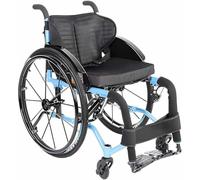 Fauteuil roulant pliable léger pour la maison et l'extérieur, design de voyage ultra léger, extra étroit de 2,36 cm de largeur du siège