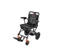Fauteuil roulant pliant, cadre de transfert robuste en fibre de carbone, repose-pieds rotatifs, fauteuil roulant pliant compact