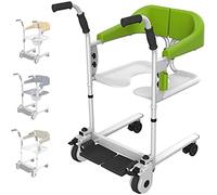 Fauteuil roulant portable 3 en 1 pour un accès facile à la salle de bain et aux toilettes, idéal pour l'hôpital et la maison