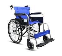 Fauteuil roulant portable de transport à domicile pour personnes âgées avec cadre en aluminium léger, autopropulsé manuel, chaise roulante de transport pliable pour personnes âgées et adultes