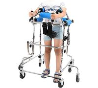 Fauteuil roulant portatif pour paralysie cérébrale, léger et mobile, facile à manœuvrer et réglable en hauteur, appareil de rééducation debout pour personnes âgées.