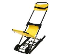Fauteuil roulant pour adultes, chaise d'escalier d'évacuation réglable, fauteuil roulant de transport pliable jusqu'à 159 kg, élévateur d'escalier manuel pour pompiers, ambulances et sites de sport