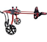 Fauteuil roulant pour animal de compagnie, handicap des membres postérieurs du chat et du chien Petit cyclomoteur à 2 roues réglable, aide à la réadaptation du fauteuil roulant pou