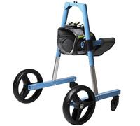 Fauteuil roulant pour animaux de compagnie - Aide à la mobilité à 4 roues pour animaux blessés ou handicapés - Chariot de soutien léger pour la rééducation et les promenades en plein air réglable et