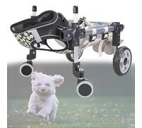 Fauteuil Roulant pour Animaux de Compagnie pour Le Soutien des Jambes, Fauteuil Roulant pour Chien pour Les Pattes arrière, Chariot réglable pour Animaux de Compagnie, Aide Un Animal paralys