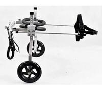 Fauteuil roulant pour chien à 2 roues réglable pour vieux chien de 1 à 60 kg, chat, lapin, scooter, fauteuil roulant pour chien, rééducation des jambes arrière, fauteuil roulant réglable pour animal