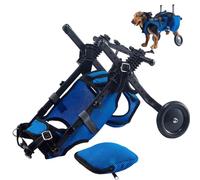 Fauteuil roulant pour chien approuvé par les vétérinaires, chariot de soutien réglable pour pattes arrière, promeneur de récupération pour chiens âgés et blessés