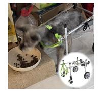Fauteuil Roulant pour Chien, Attelle de Soutien de Hanche de Voiture de Marche assistée for Personnes handicapées, Aides à la rééducation for Exercices de Chien for Petits/Moyens(Small)