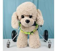 Fauteuil roulant pour chien avec 4 roues, promeneur assisté par chien blessé/handicapé, chariot de rééducation léger, pneus tout-terrain