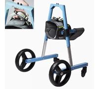 Fauteuil roulant pour chien avec support pour pattes avant et 4 roues, aide à la marche pour les pattes avant blessées/paralysées, chariot pour chien pour la rééducation des animaux de compagnie