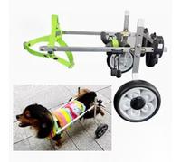 Fauteuil roulant pour chien - Chariot à 2 roues pour chiens avec faiblesse de la jambe arrière, table et support pour une meilleure li, idéal pour les animaux âgés et la rééducation