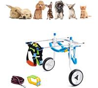 Fauteuil roulant pour chien, chariot réglable pour chien, fauteuil roulant réglable pour grand chien, petit chat, lapin, poids de 2 kg à 30 kg, rééducation des pattes postérieures, fauteuil