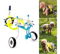 Fauteuil roulant pour chien, chariot réglable pour chien, fauteuil roulant réglable pour pattes arrière, aide à la marche pour chiens de grande et moyenne taille, sangles de levage de rééduc