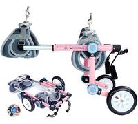 Fauteuil roulant pour chien, chariot réglable pour chien, poussette pour chien, pliable, ultra léger, chariot réglable à deux roues pour petit chien, adapté aux animaux handicapés paralysés,