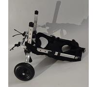 Fauteuil roulant pour chien de petite et moyenne taille pour bouledogue français Corgi, poussette à mobilité réduite/blessée, chariot pour chien vieillissant, promeneur assisté par les animaux