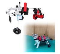 Fauteuil Roulant pour Chien, Entraînement de rééducation/Assistance à la mobilité for Chat, Chariot réglable for Chien en Fauteuil Roulant for Pattes arrière(Small)