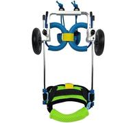 Fauteuil roulant pour chien, équipement d'agilité Best Friend pour harnais de mobilité pour chien, fauteuil roulant de soutien arrière, chariot réglable à 2 roues pour animal de co