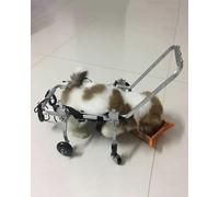 Fauteuil roulant pour chien et chat - Chariot de mobilité à soutien complet avec bretelles et poignée respirantes, aide à la récupération et à l'exercice pour animaux de compagnie de taille moyenne
