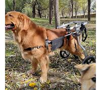 Fauteuil Roulant Pour Chien,Fauteuil Chien De Compagnie Qui Ne Peux Plu Se Servir Ses Pattes ArrièRe, Support Auxiliaire Paralysé Handicapé (Plage Poids : 8-25 Kg)