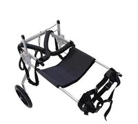 Fauteuil roulant pour chien, Fauteuil roulant for chien, support des pattes arrière, en alliage d'aluminium, réglable, avec harnais confortable, portable, plusieurs tailles(XL)