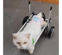Fauteuil Roulant pour Chien, Fauteuil Roulant pour Chat handicapé/paralysé pour Personnes âgées, Chatons XXS/XS/S, Aide à la mobilité pour l'arthrite, attelle pour Jambe Faible, ma
