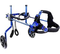 Fauteuil roulant pour chien, fauteuil roulant pour chien, formation de rééducation de la jambe arrière, harnais de mobilité pour chien à 2 roues, chariot pour chien/voiture pour animal domestique, si