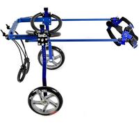 Fauteuil roulant pour chien, fauteuil roulant pour chien, support assisté par la jambe arrière, formation de rééducation 2 roues, voiture pour animal de compagnie, harnais de mobilité pour chien, pou
