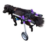Fauteuil roulant pour chien fauteuil roulant réglable pour animaux de compagnie 2 roues chariot pour chien chat fauteuil roulant pour animaux de compagnie handicapés pour la rééducation des